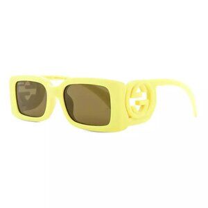 NWT GUCCI SUNGLASSES YELLOW WOMEN EYEWEAR GUCCI